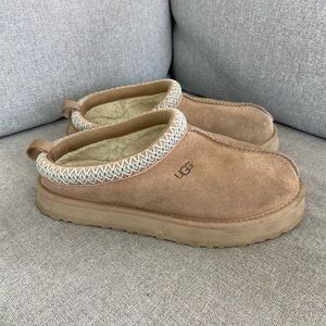 UGG Chestnut Suede Slip-Ons